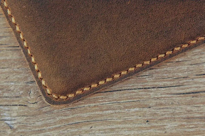 Personalized Leather Clipboard – Hand-Stitched Full Grain Leather, Custom Engraved, Office & School Gift - Tigre X Studio