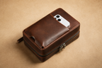 Cigar Humidor Travel Case - 7 Cigars Portable Box with Hygrometer & Humidifier Tigre X Studio