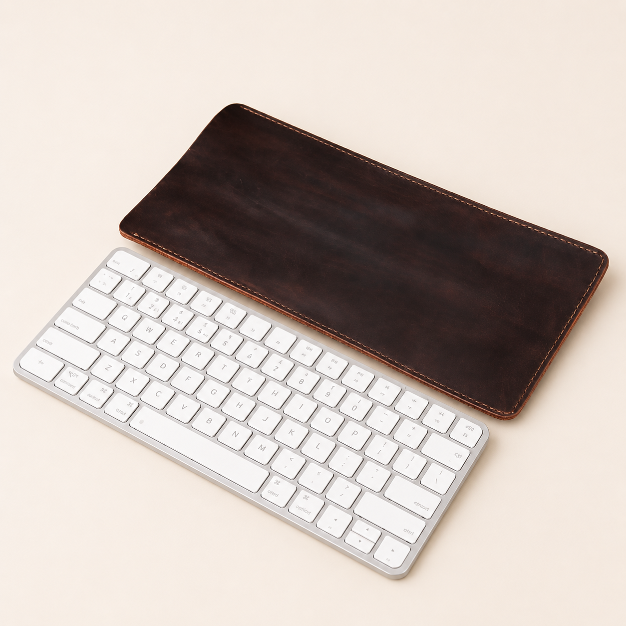 Personalized Leather Keyboard Sleeve | Handmade Full-Grain Leather Case Tigre X Studio
