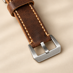 Full-Grain Leather Watch Strap for Panerai – 20mm to 26mm, Brass or Steel Buckle TigreX Leather Studio