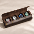 Leather Watch Case – Vintage Full-Grain 1-6 slots Tigre X Studio