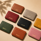 Leather Card Holder – Personalized Tigre X Studio