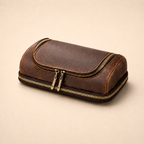 Personalized Leather Tech Organizer – Travel Essentials Case Tigre X Studio