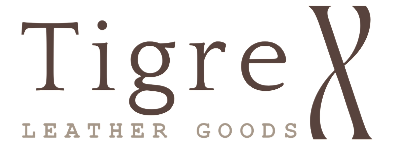 TigreX Leather Goods logo on a white background