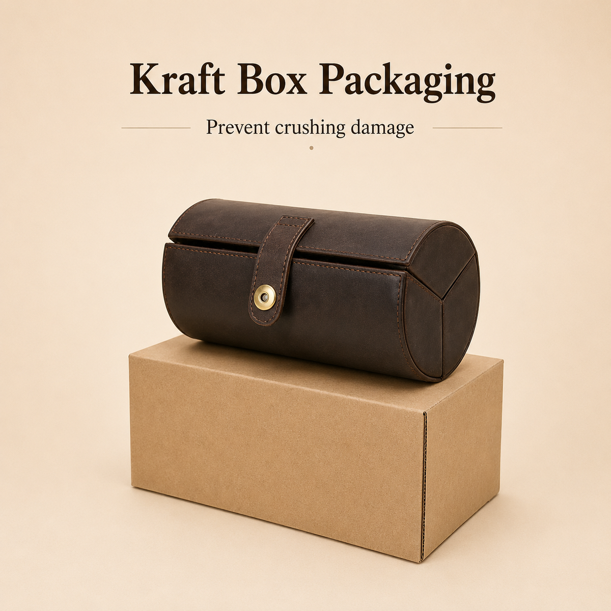 Leather Sunglasses Travel Case – 3 Slot Eyewear Organizer, Vintage Glasses Storage Tube Tigre X Studio
