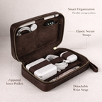Leather Tech Organizer – Handcrafted Full-Grain Tigre X Studio