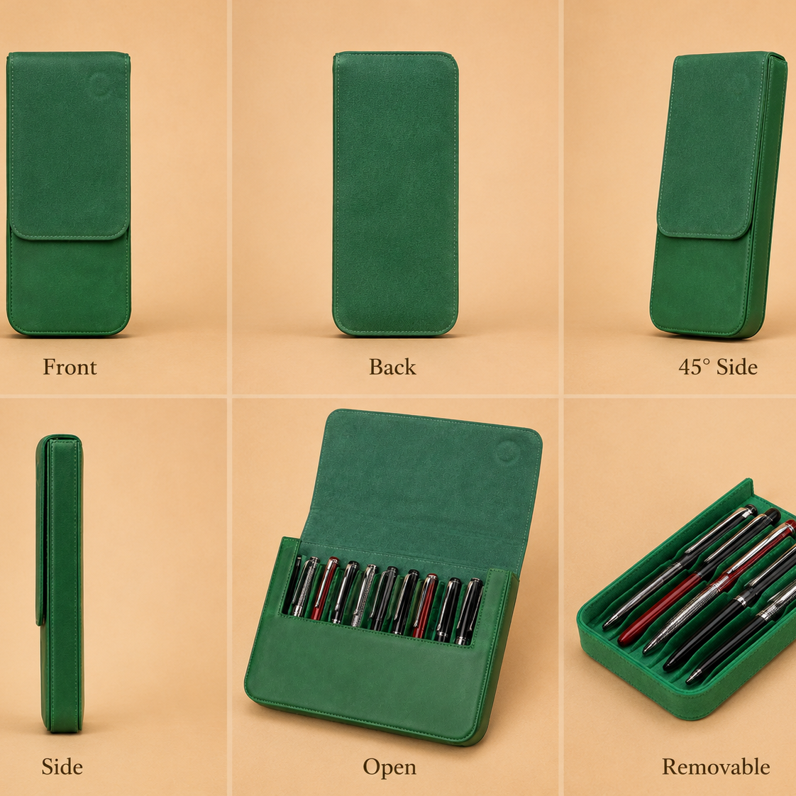 Handmade Leather Pen Case for Fountain Pens & Collectors Tigre X Studio