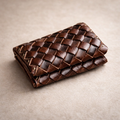 Handwoven Cowhide · Bifold Card Holder Tigre X Studio