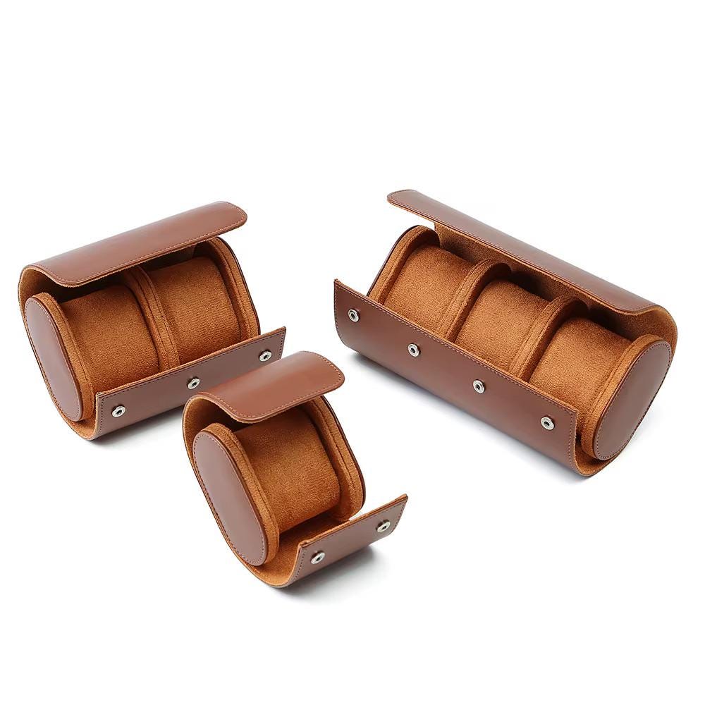 Personalized Leather Watch Case  Hand-Stitched Travel Watch Box Etsy
