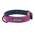 Personalized Leather Dog Collar with Laser Engraved Custom Padded Pet Collar for Small Medium Large Dogs Heavy Duty Leather Dog Gift Tigre X Studio