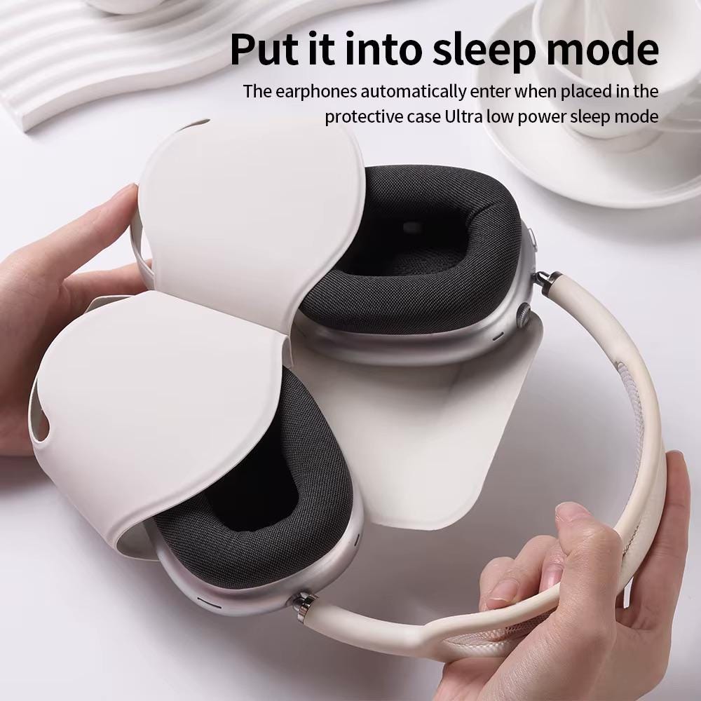 AirPods Max leather case styled for travel