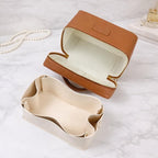 Leather Makeup Case – Structured Cosmetic Organizer for Travel & Everyday Use Tigre X Studio
