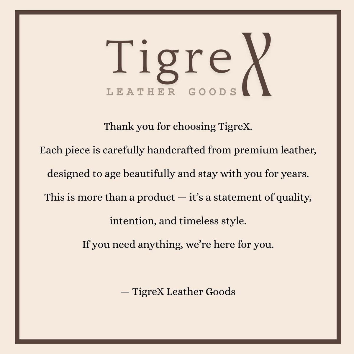 Personalized Leather Camera Strap – Full-Grain Adjustable Strap Tigre X Studio