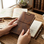 Leather Traveler’s Notebook – Full Grain Refillable Journal Cover Tigre X Studio