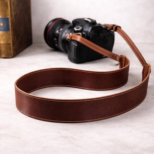 Personalized Leather Camera Strap  Custom Engraved DSLR Neck Strap, Photographer Gift, Adjustable Genuine Leather, Canon Nikon Sony Fuji Etsy